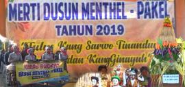 Kirab budaya bersih dusun menthel-pakel 2019